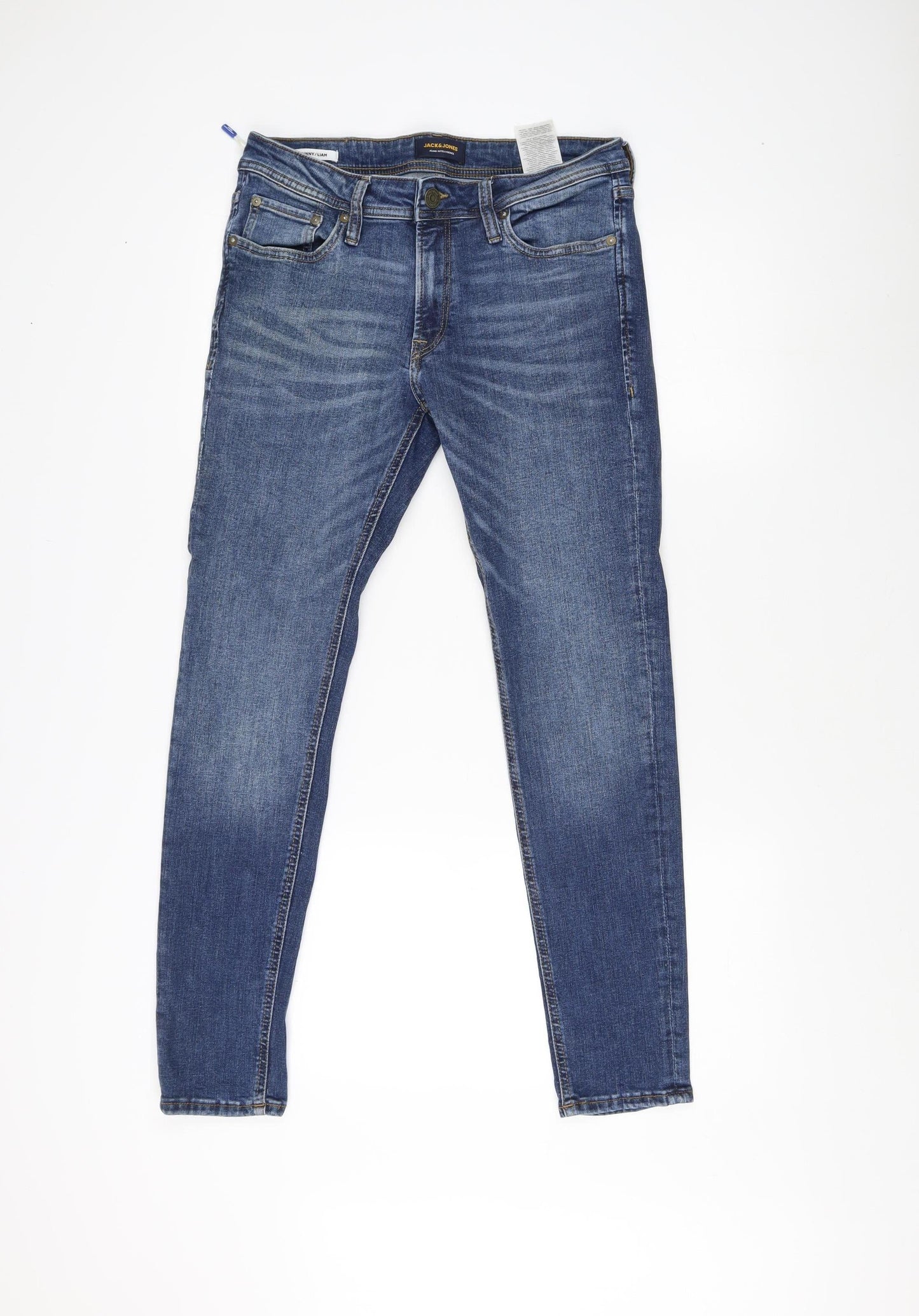 Jack & Jones Men's Blue Skinny Jeans Size 30