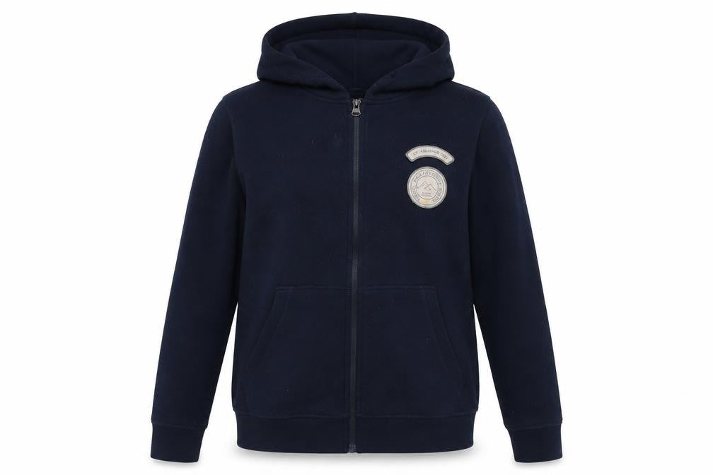 Womens UK Size 10 Regatta Blue Full Zip Hoodie