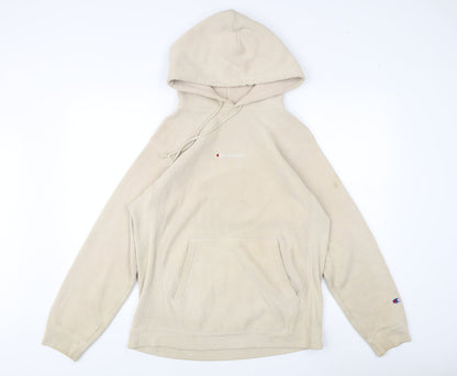 Mens UK Size M Champion Beige Pullover Hoodie