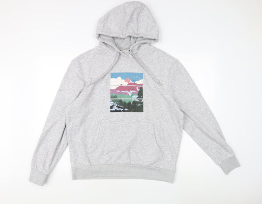 Womens UK Size 12 Mountain Warehouse Grey Pullover Hoodie