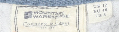 Womens UK Size 12 Mountain Warehouse Grey Pullover Hoodie