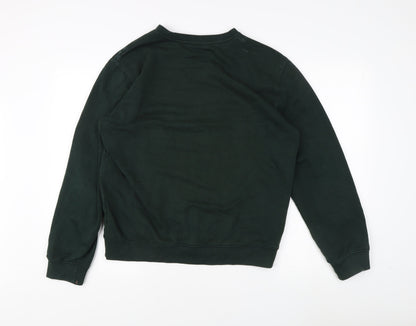 Mens UK Size M Champion Green Pullover Sweatshirt