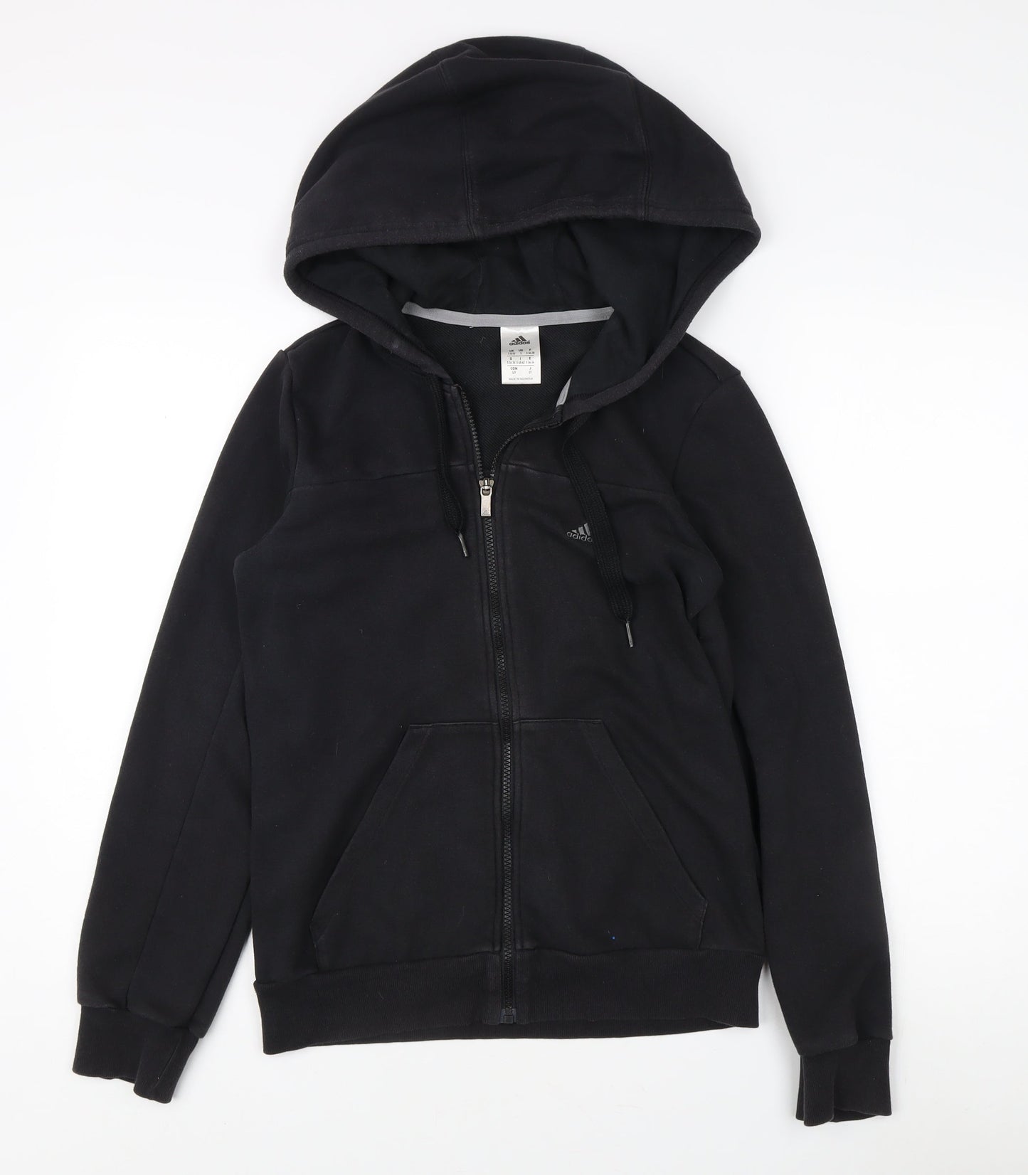 Adidas Men's Black Full Zip Hoodie S