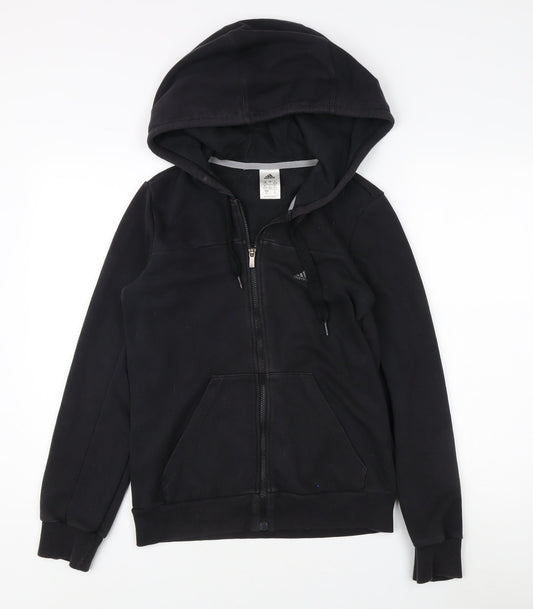 Adidas Men's Black Full Zip Hoodie S