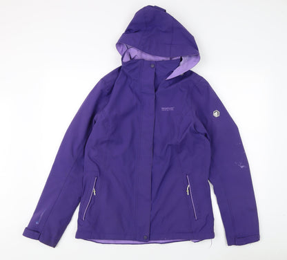 Regatta Women's Purple Rain Coat Jacket Size 10