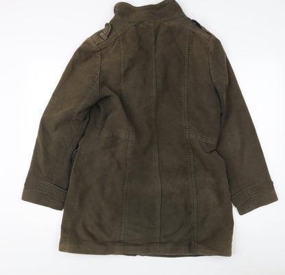 Whistles Unisex Green Military Jacket Size 10