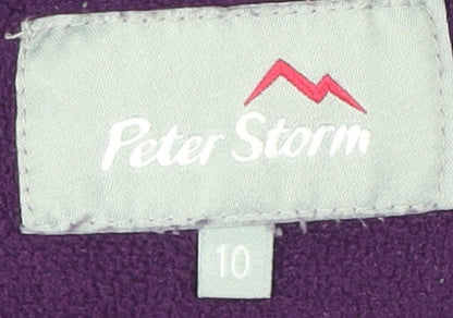 Peter Storm Women's Purple 1/2 Zip Sweatshirt Size 10