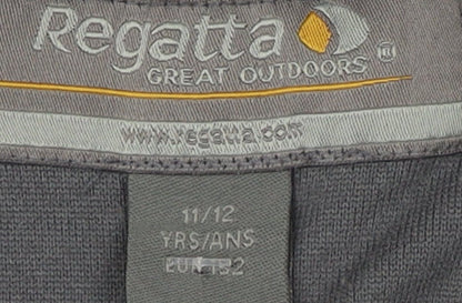 Regatta Boys' Grey Fleece 1/4 Zip Sweatshirt, 11-12 Years
