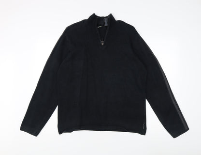 DKNY Men's Black Pullover Jumper - Size M