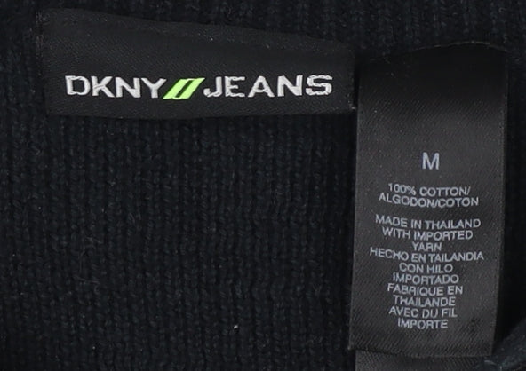 DKNY Men's Black Pullover Jumper - Size M