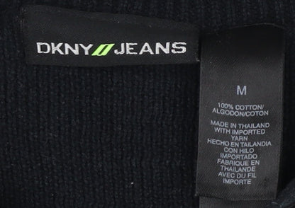 DKNY Men's Black Pullover Jumper - Size M