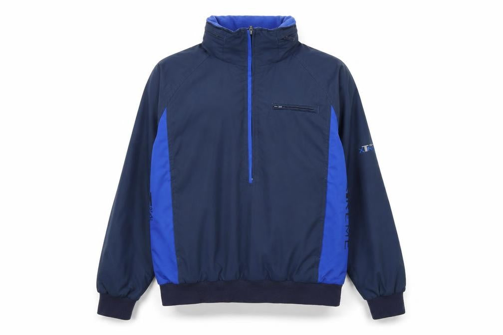 Front view of Toggi Men's Blue 1/2 Zip Riding Sweatshirt M