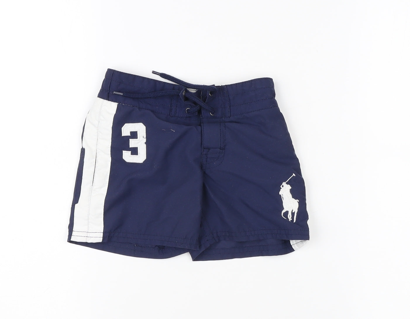 Polo Ralph Lauren Boys Blue Swim Trunks, 24 Months