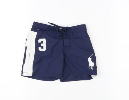 Polo Ralph Lauren Boys Blue Swim Trunks, 24 Months