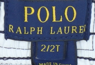 Polo Ralph Lauren Boys Blue Swim Trunks, 24 Months