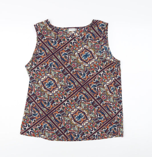 Jacqueline de Yong Women's Multicoloured Blouse Size 8