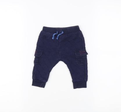 Jasper Conran Unisex Baby Blue Jogger Trousers 3-6 Months