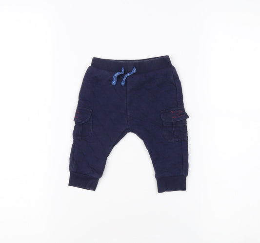 Jasper Conran Unisex Baby Blue Jogger Trousers 3-6 Months