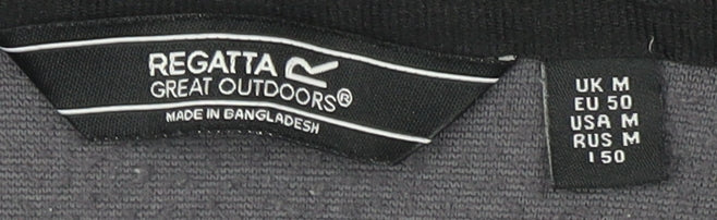 Mens UK Size M Regatta Black Pullover Sweatshirt