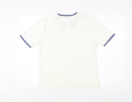 Jacques Vert Women's Ivory Ringer T-Shirt, M, Casual