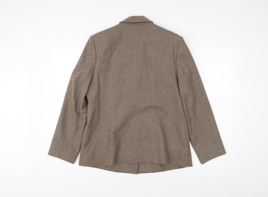Eastex Women's Brown Blazer Size 12 Long Sleeve