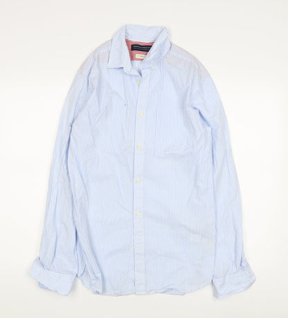 Mens UK Collar Size S JACK & JONES Smart Blue  Dress Shirt