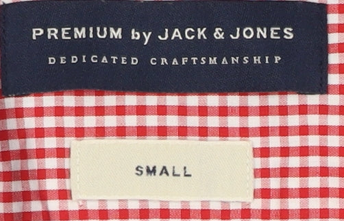 Mens UK Collar Size S JACK & JONES Smart Blue  Dress Shirt