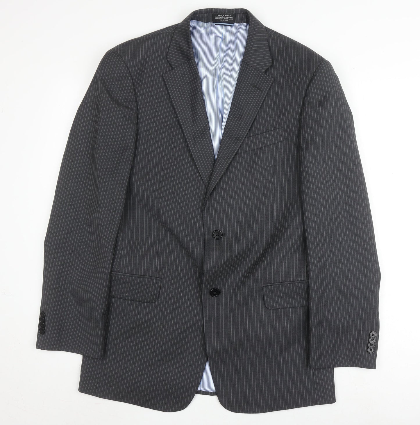 Mens UK Size 38 Tommy Hilfiger Regular Grey Suit Jacket