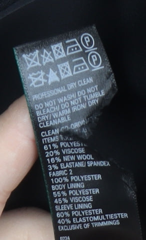 Autograph Women's Black Regular Fit Blazer Size 10