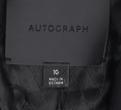 Autograph Women's Black Regular Fit Blazer Size 10