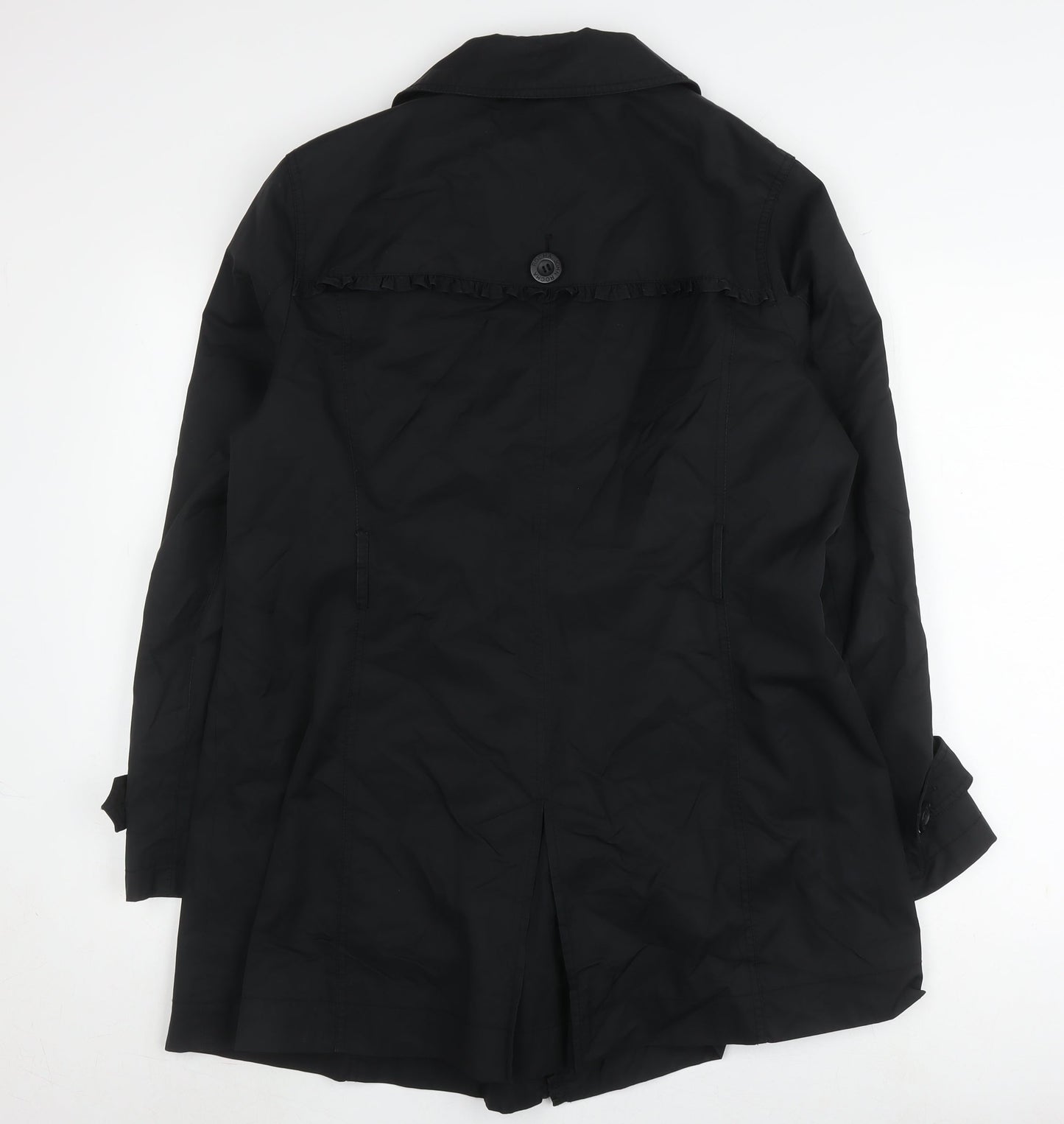 Rocha John Rocha Women's Black Trench Coat Size 10