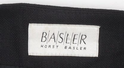 Womens UK Size 10 Basler Black Basic Blouse