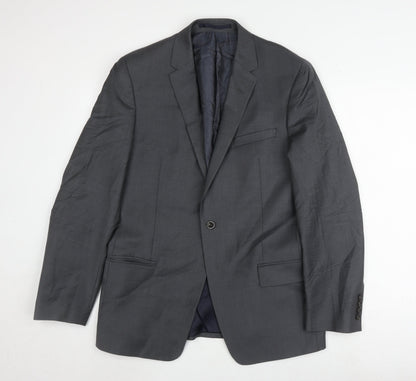 Mens UK Size 40 Marks and Spencer Regular Grey Suit Jacket