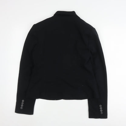 Marks and Spencer Women's Black Blazer Size 10 Long Sleeve