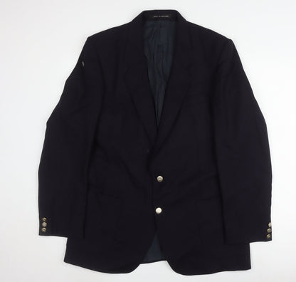 Mens UK Size 44 The Label Regular Blue Suit Jacket