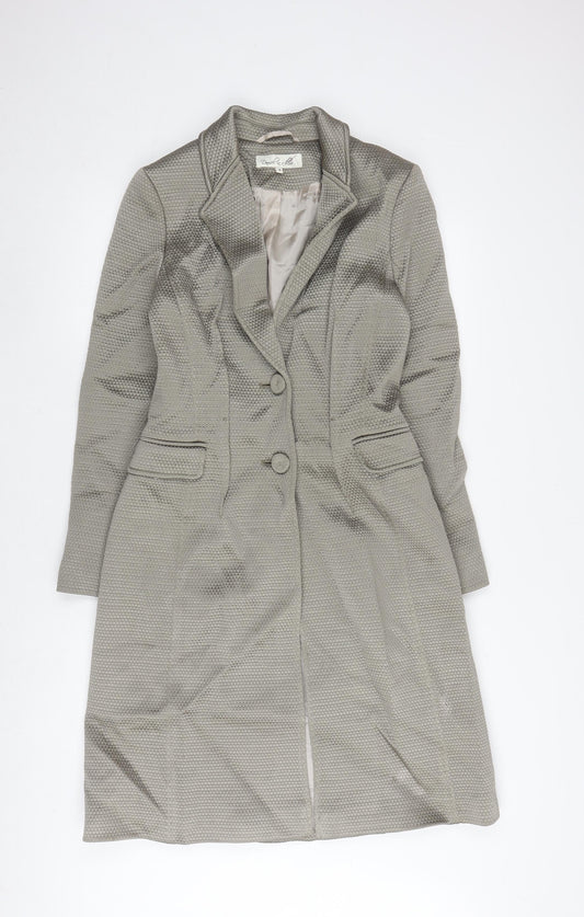 Womens UK Size 8 Damsel in a Dress Beige Overcoat