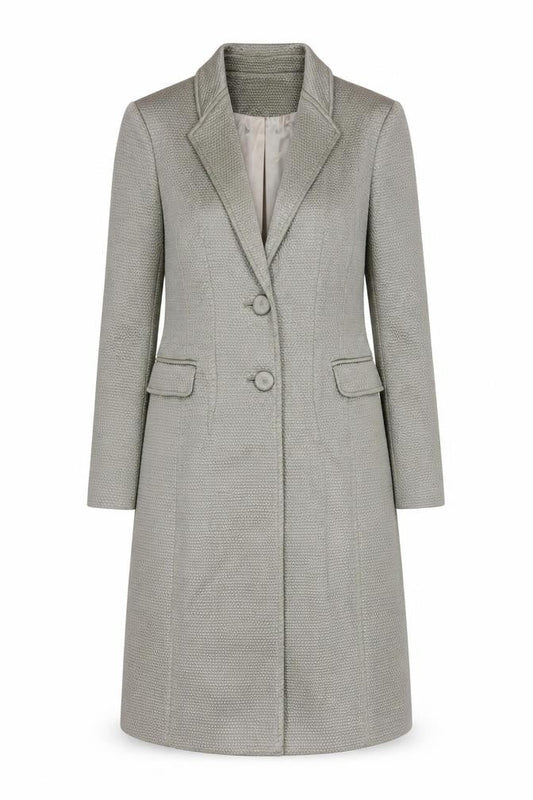 Womens UK Size 8 Damsel in a Dress Beige Overcoat