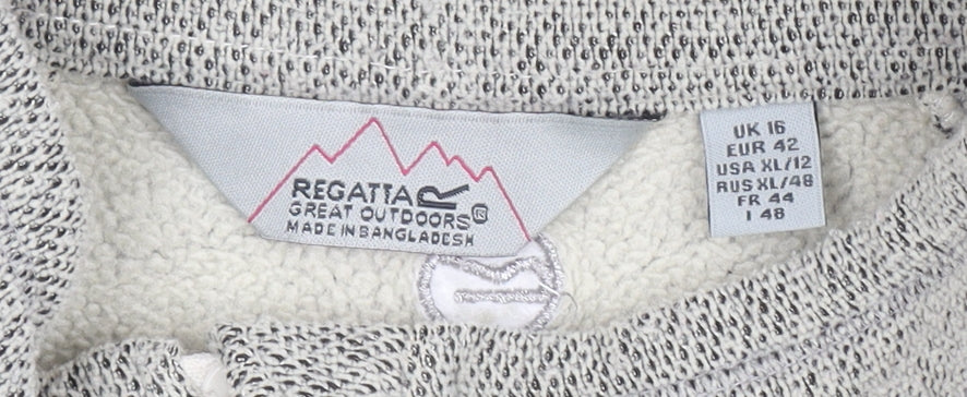 Regatta Women's Grey Pullover Sweatshirt, Size 16