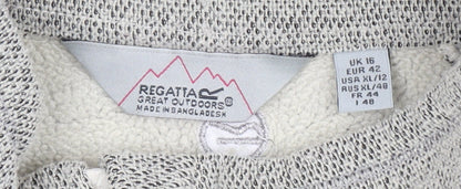 Regatta Women's Grey Pullover Sweatshirt, Size 16