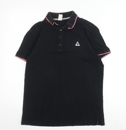 Le Coq Sportif Men's Black M Polo Shirt