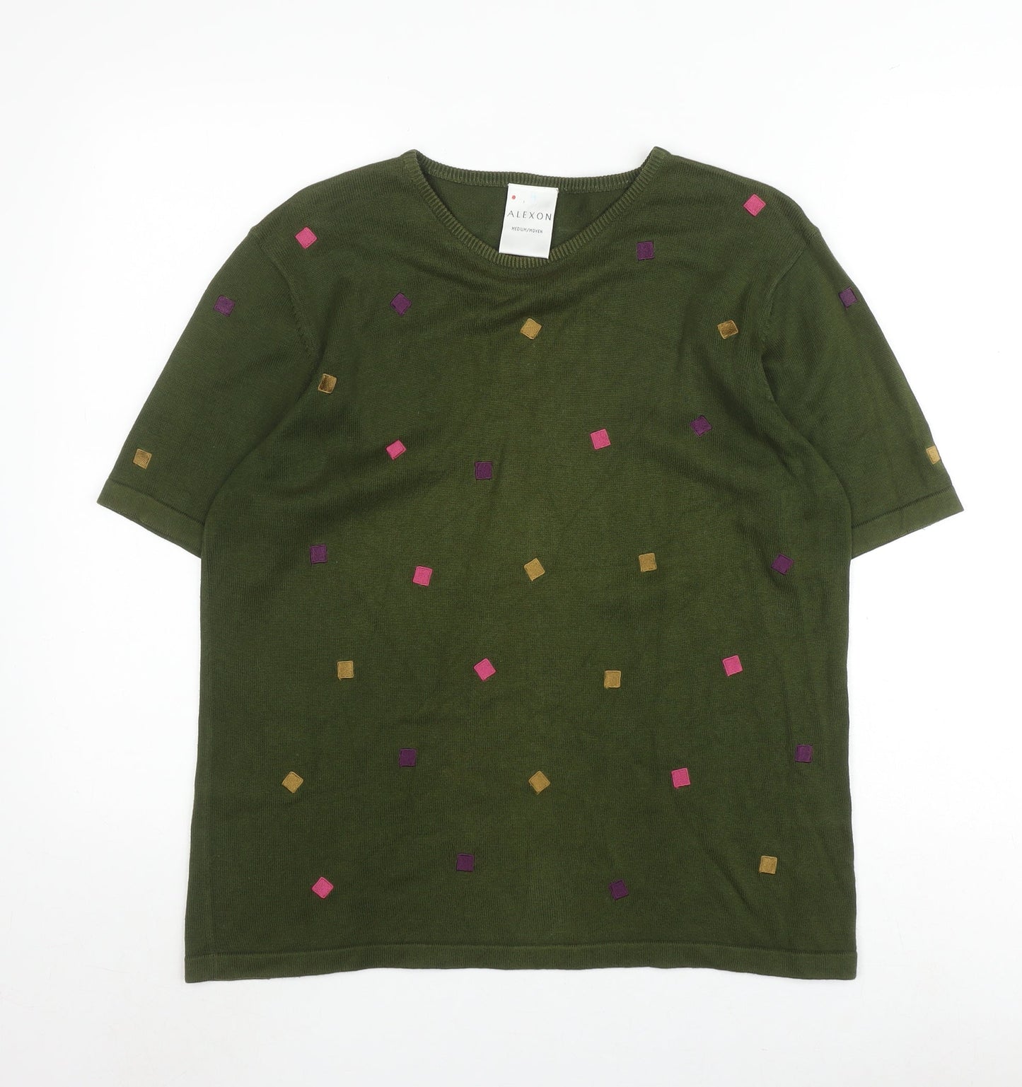 Womens UK Size M Alexon Green Pullover Jumper