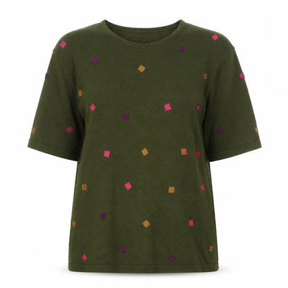 Womens UK Size M Alexon Green Pullover Jumper