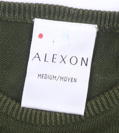 Womens UK Size M Alexon Green Pullover Jumper
