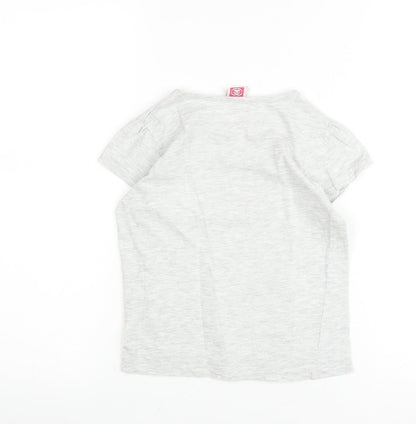 Saltrock Girls Grey Graphic Print T-Shirt 5-6 Years