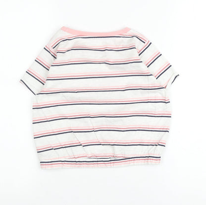 SoulCal & Co Girls' Pink Striped T-Shirt 11-12 Years