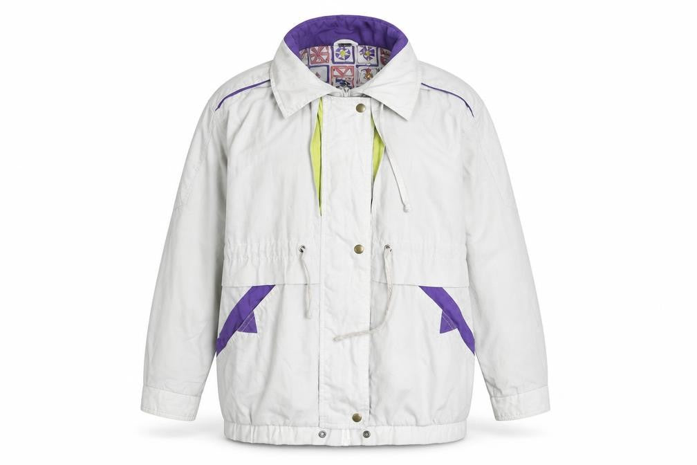 Womens UK Size 12 NuAge White Rain Coat