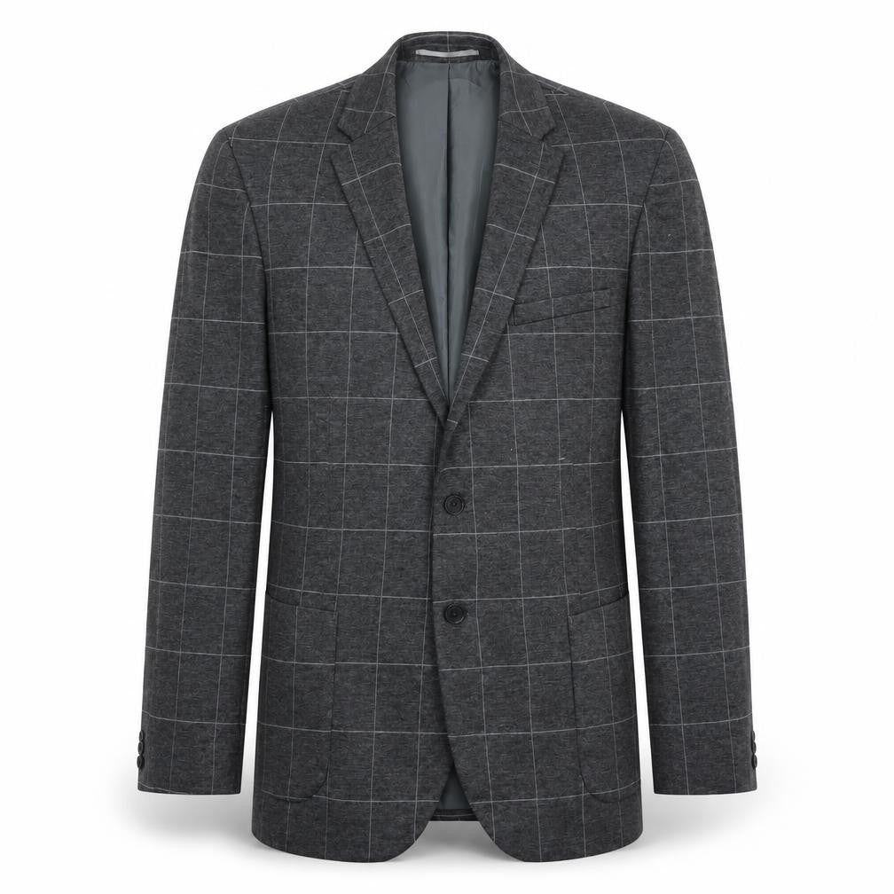 Mens UK Size 46 Burton Menswear Regular Grey Suit Jacket