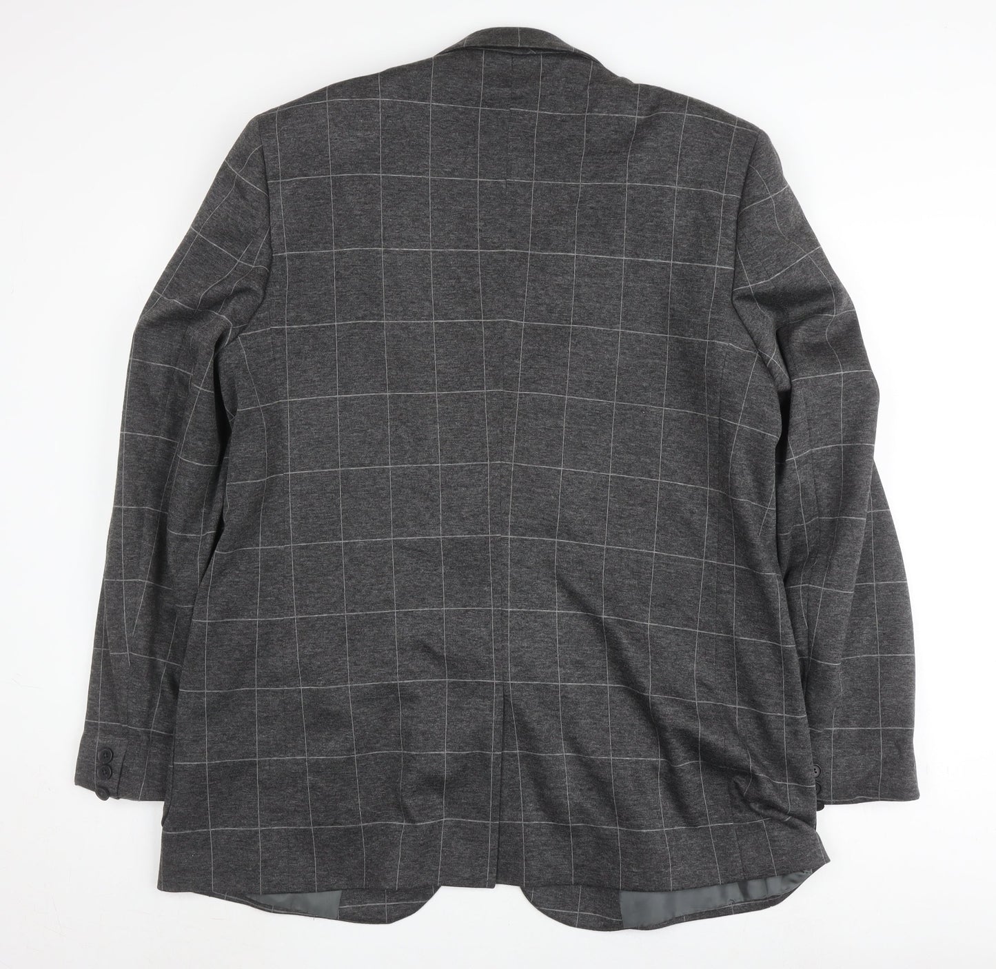 Mens UK Size 46 Burton Menswear Regular Grey Suit Jacket