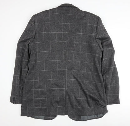 Mens UK Size 46 Burton Menswear Regular Grey Suit Jacket