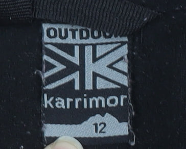 Karrimor Women's Black Sweatshirt Size 12 - Hiking Fleece